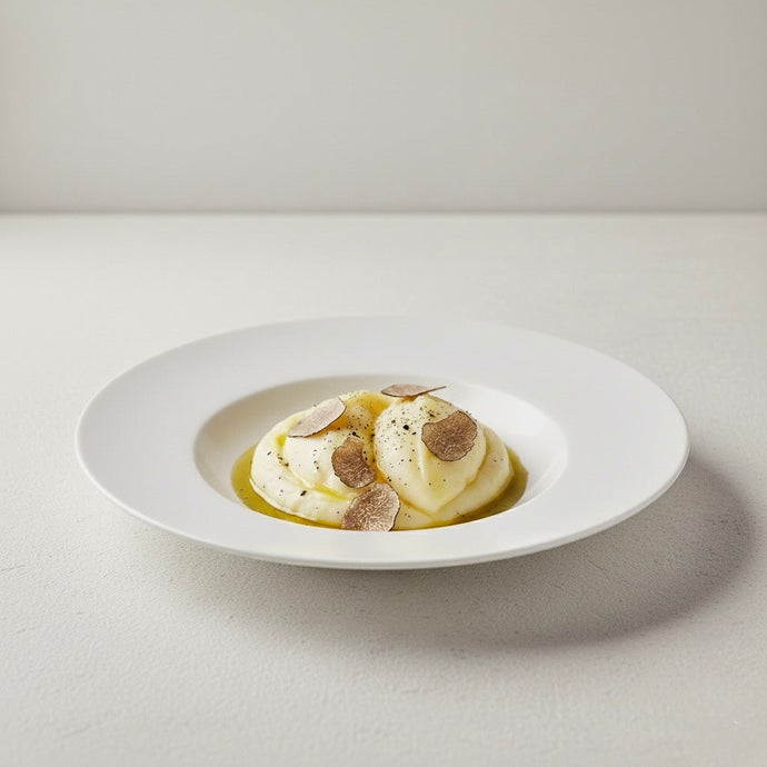 Elegantes Kartoffelpüree mit frischem Trüffel