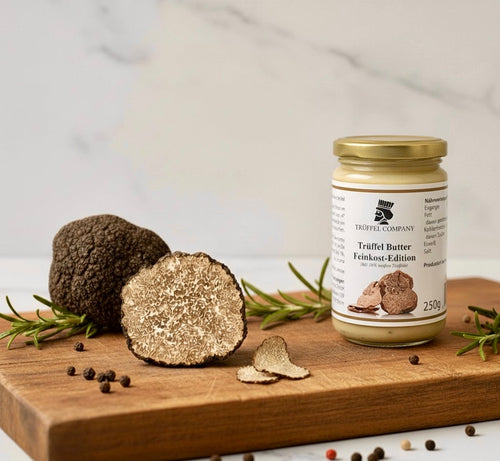Vorteilsset -(Herbsttrüffel 50g & Trüffelbutter mit 10% Weißen Trüffeln 250g Glas) bei Trüffel Company kaufen