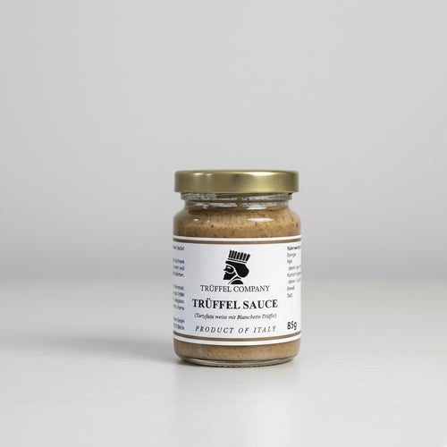 Weiße Trüffelsauce mit echtem Bianchetto Trüffel bei Ztüffel Compay kaufen